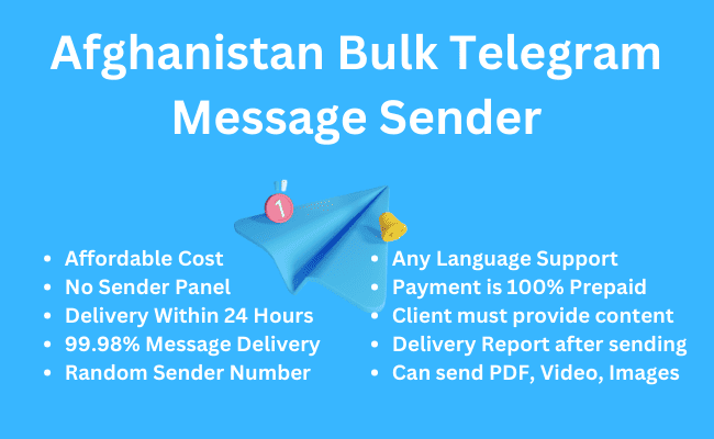 Afghanistan Bulk Telegram Message Sender