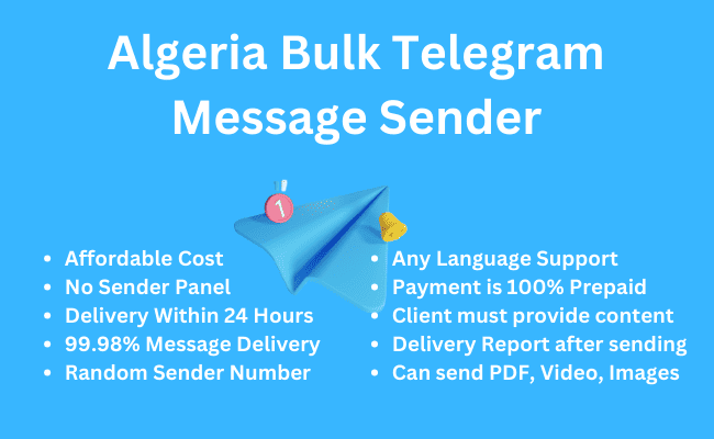 Algeria Bulk Telegram Message Sender