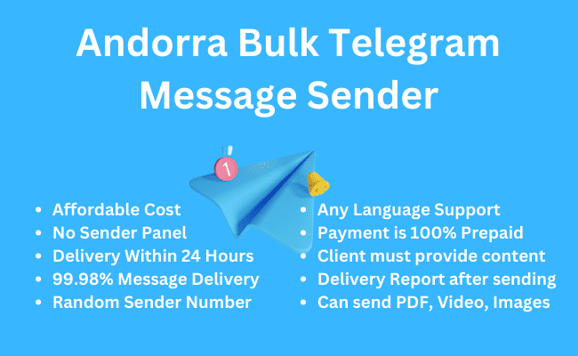 Andorra Bulk Telegram Message Sender