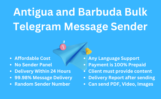 Antigua and Barbuda Bulk Telegram Message Sender