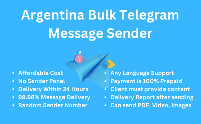 Argentina Bulk Telegram Message Sender