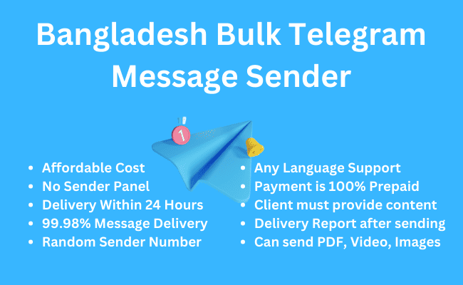 Bangladesh Bulk Telegram Message Sender