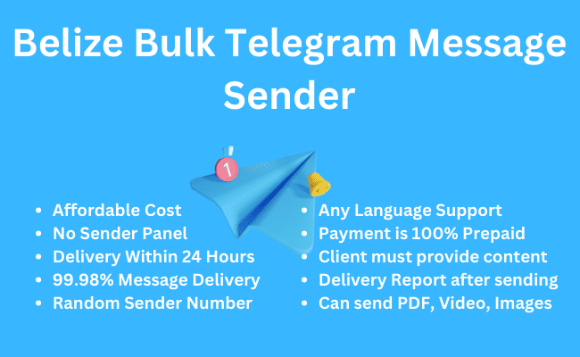 Belize Bulk Telegram Message Sender