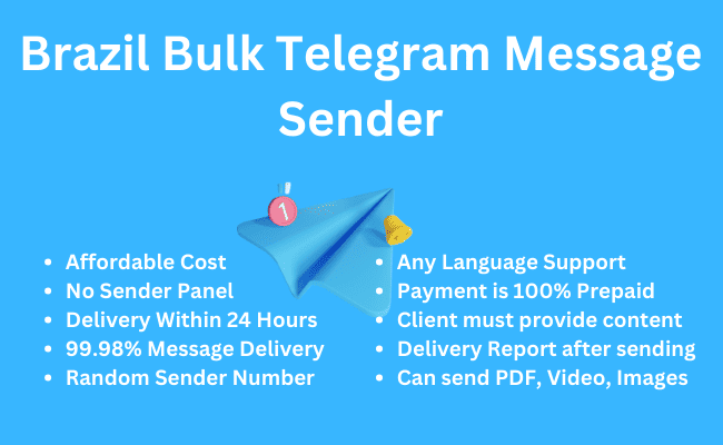 Brazil Bulk Telegram Message Sender