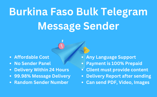 Burkina Faso Bulk Telegram Message Sender