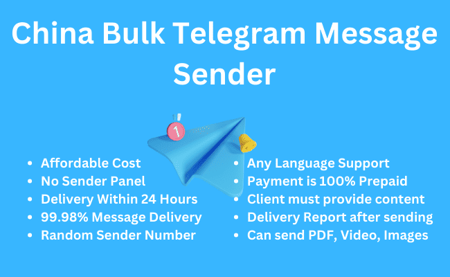 China Bulk Telegram Message Sender