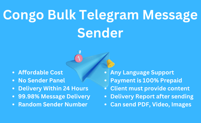 Congo Bulk Telegram Message Sender