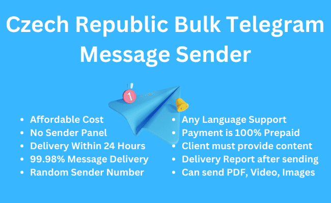 Czech Republic Bulk Telegram Message Sender