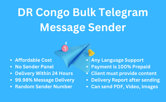 DR Congo Bulk Telegram Message Sender