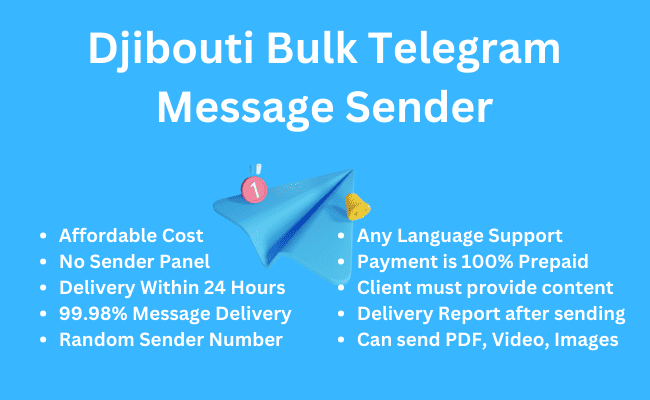 Djibouti Bulk Telegram Message Sender