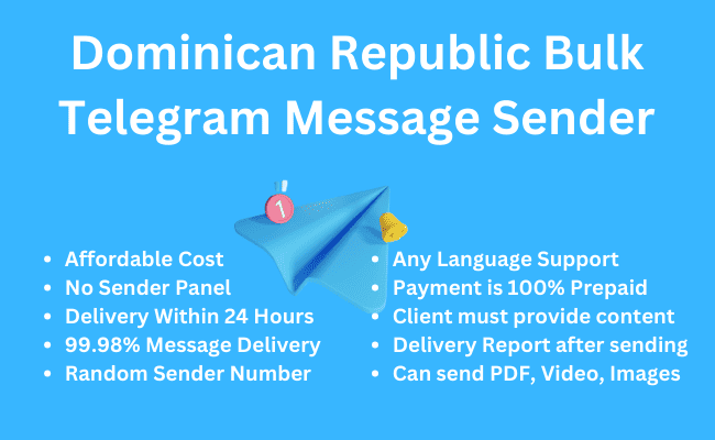 Dominican Republic Bulk Telegram Message Sender