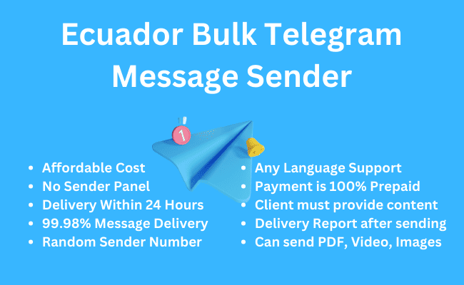 Ecuador Bulk Telegram Message Sender