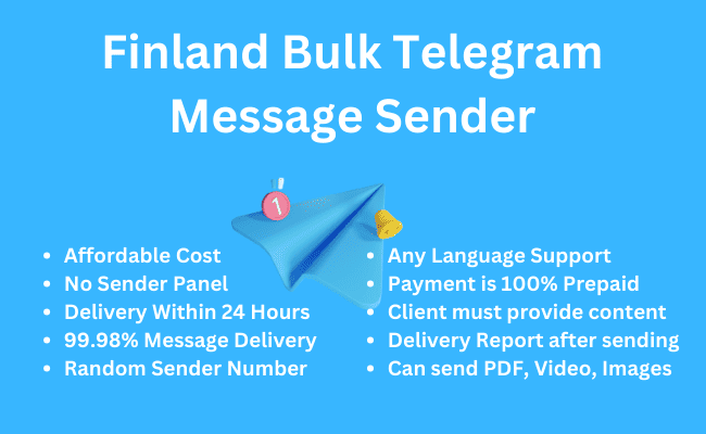 Finland Bulk Telegram Message Sender