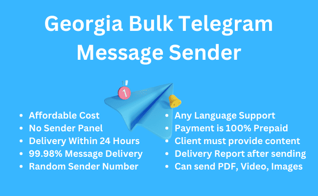 Georgia Bulk Telegram Message Sender