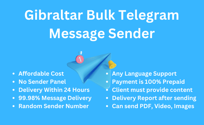 Gibraltar Bulk Telegram Message Sender