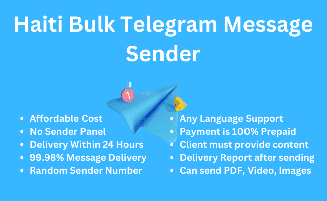 Haiti Bulk Telegram Message Sender