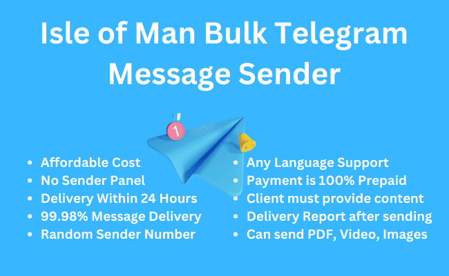 Isle of Man Bulk Telegram Message Sender