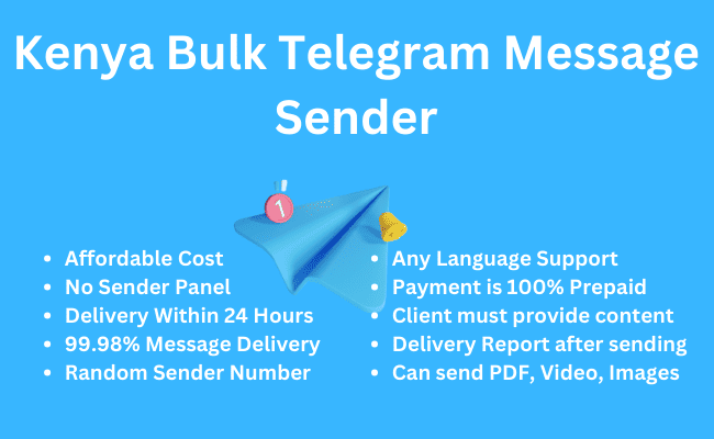 Kenya Bulk Telegram Message Sender