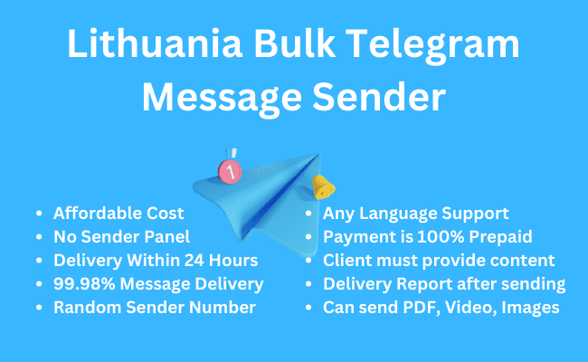 Lithuania Bulk Telegram Message Sender