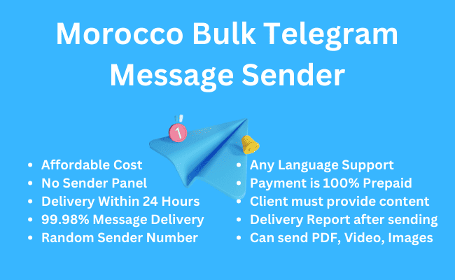 Morocco Bulk Telegram Message Sender