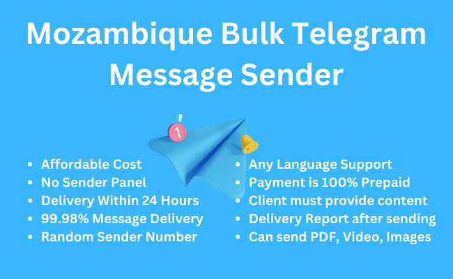 Mozambique Bulk Telegram Message Sender