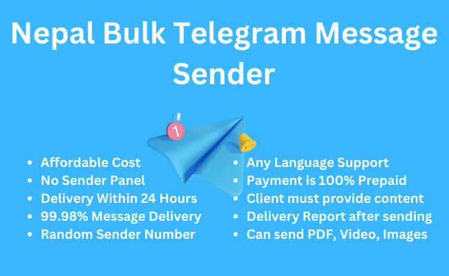 Nepal Bulk Telegram Message Sender