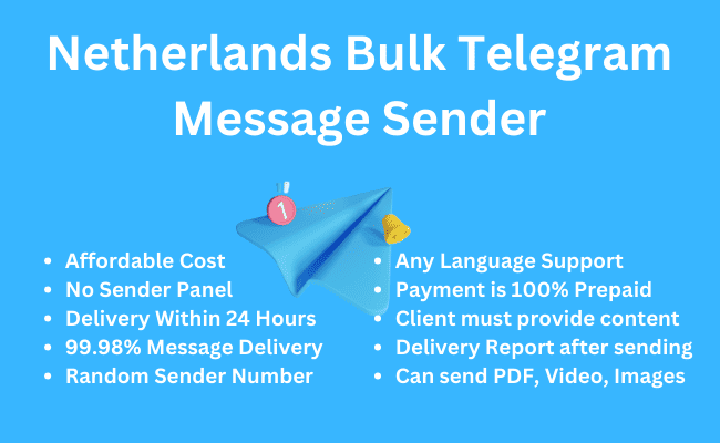 Netherlands Bulk Telegram Message Sender