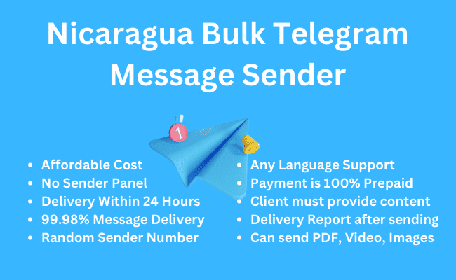 Nicaragua Bulk Telegram Message Sender