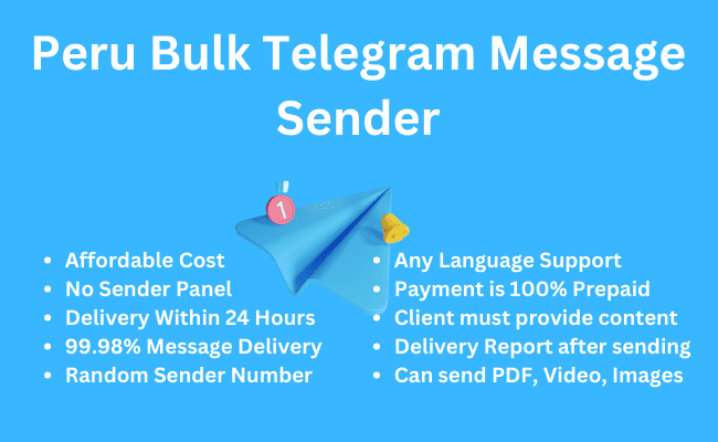 Peru Bulk Telegram Message Sender