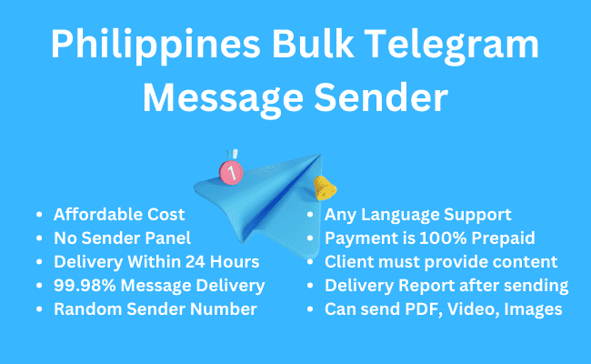 Philippines Bulk Telegram Message Sender