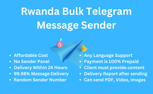 Rwanda Bulk Telegram Message Sender