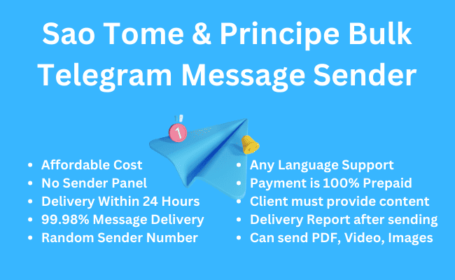 Sao Tome Principe Bulk Telegram Message Sender