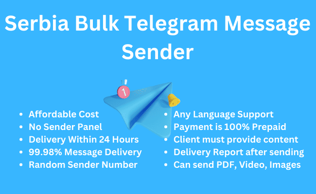 Serbia Bulk Telegram Message Sender