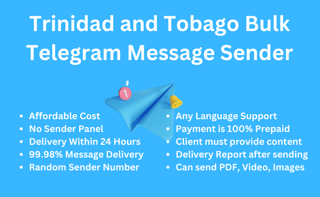 Trinidad and Tobago Bulk Telegram Message Sender