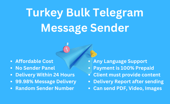 Turkey Bulk Telegram Message Sender